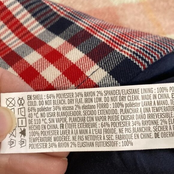 FOREVER 21 Plaid Tartan Mini Retro 90s Skirt Medium - Picture 7 of 7